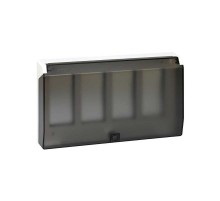 Simon CIMA 500 Рамка с суппортами с крышкой на 4модуля 500CIMA, 164х50х284мм, белый  51040104-030  Simon