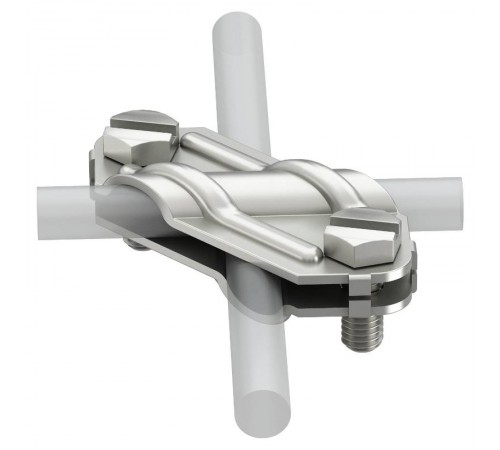 Соединитель полосы и прутка крестовой (250 VA)  5312922  OBO Bettermann