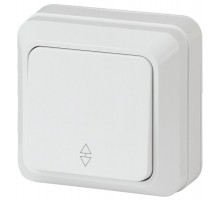 2-103-01 Intro Переключатель, 10А-250В, IP20, ОУ, Quadro, белый  Б0027637  Intro