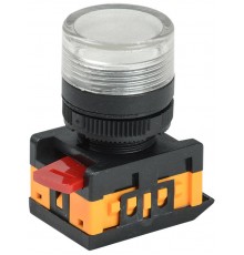 Лампа AL-22TE сигнальная d22мм прозрач. неон/240В цилиндр   BLS30-ALTE-K08  GENERICA