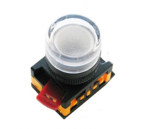 Лампа AL-22TE сигнальная d22мм прозрач. неон/240В цилиндр   BLS30-ALTE-K08  GENERICA