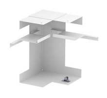 Внутренний угол кабельного канала Rapid 80 нерегулируемый 90x210 мм (сталь,светло-серый) (GS-DI90210LGR)  6278542  OBO Bettermann