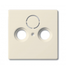 Накладка (центральная плата) для TV-R-SAT розетки, серия solo/future, цвет savanne/слоновая кость  1724-0-2758   2CKA001724A2758  ABB