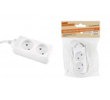 Удлинитель народный  УН2  2 гнезда, 5метров, б/з, ШВВП 2х0,75 мм2  6А/250В  SQ1303-1232  TDM