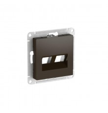 AtlasDesign Мокко Накладка двойная для информационных функций типа Keystone  ATN000690  SE