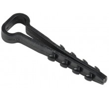 Дюбель хомут 5х8мм нейлон черный (100шт)   UHH36-5-8-100  IEK