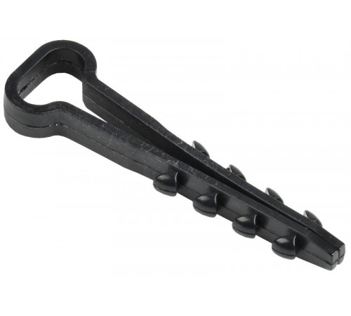 Дюбель хомут 5х8мм нейлон черный (100шт)   UHH36-5-8-100  IEK