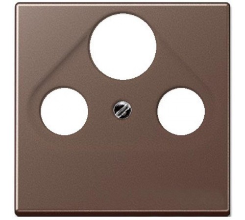 Крышка для SAT-TV-FM-розеток, фиксация винтом; дюропласт; мокко; A500  A561PLSATMO  Jung