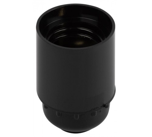 Патрон  Е27 подвесной бакелит черный без наклейки групповая упаковка 50 шт  Б0069196  ЭРА