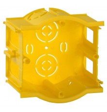 Коробка установочная СЗ d68x45мм для тв. стен (сборн, прох.) о/у IEK  UKT10-068-045-000-K0-N-UO  GENERICA