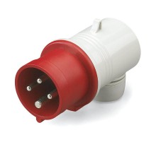 Вилка кабельная угловая IP44 16A 3P+E 400В  DIS2211636  DKC