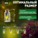 Светильник садовая гирлянда 10 подсвечиваемых светодиодами бутылочек ERAGS08-05 длина 3,8 м, IP44 питание от солнечной батареи  Б0038507  ЭРА