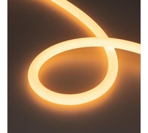 Светодиодная лента герметичная MOONLIGHT-TOP-A336-D18mm 24V Warm2300 360deg (14.4 W/m, IP65, 2835, 5m, wire x1) (Arlight, Вывод кабеля прямой)  03876