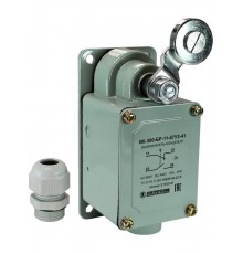 ВК-300-БР-11-67У2-41, рычаг с роликом, с сальником, ход вправо, самовозврат, ступень 4- 71мм, IP67, выключатель концевой  ET502340  Электротехник