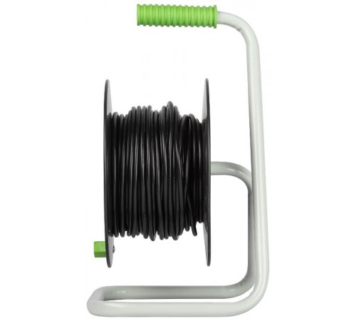 Удлинитель силовой ЭРА GREEN LINE KAT-2x0.75-30m Greenline на катушке пластик 4 розетки без заземления 30м ПВС 2x0.75мм2   Б0065140  ЭРА