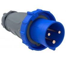 Вилка переносная ССИ-033 63А-6ч/200-250В 2Р+РЕ IP67 MAGNUM  PSN01-063-3  IEK