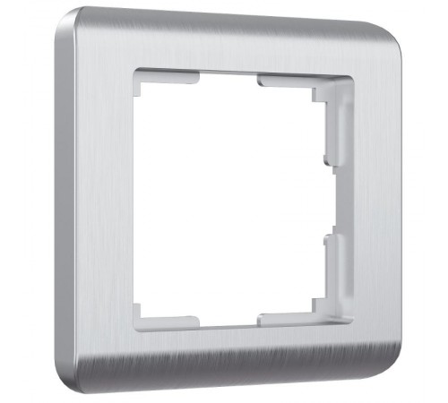 Рамка на 1 пост   (cеребряный ) W0012106  a051283  WERKEL