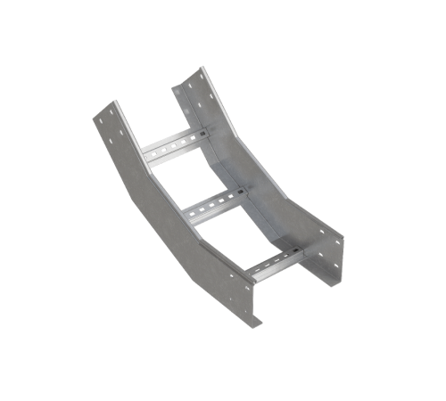 Угол лестничный вертикальный внутренний 45 гр. 150х600х1,5 мм R600 HD N  LNL45-150-600-1.5-R600 HD N  КМ-профиль