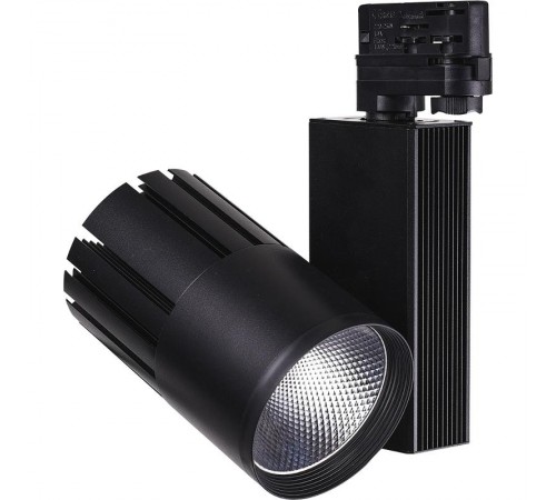 Светильник светодиодный трековый AL105 40W 4000K, 35 градусов, черный, 3-х фазный  32952  Feron