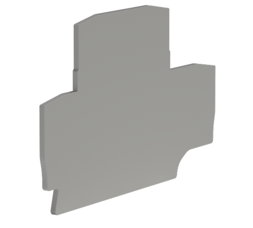 Крышка для двухуровневой клеммы на 4 кв.мм  ZEFD401GR  DKC