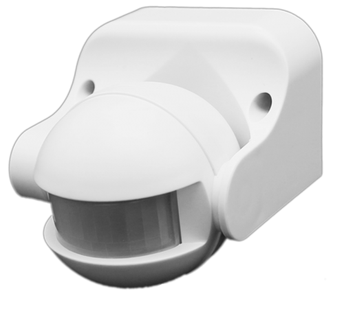 Датчик движения PMS-IR 009 1200Вт 180° 12м WH IP44  .5012912  Jazzway