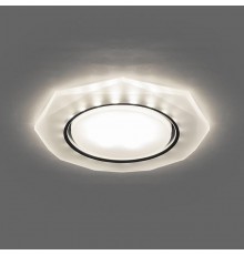 Светильник потолочный встраиваемый под лампу GX53 CD5021 20LED*2835 SMD 4000K, 15W GX53, без лампы, белый матовый многоугольник  32660  FERON