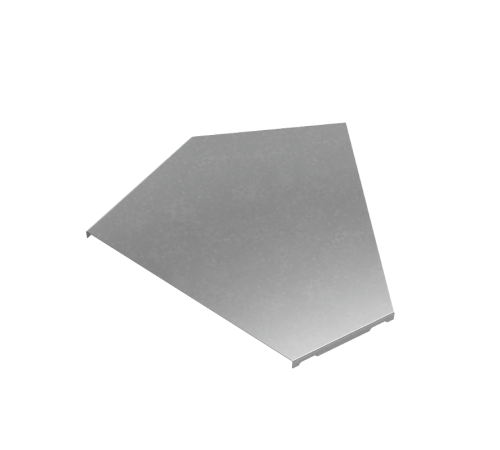 Крышка горизонт. угла 45 гр. 300 мм "ПЛЮС" HD  KGLplus45-300 HD   КМ-профиль