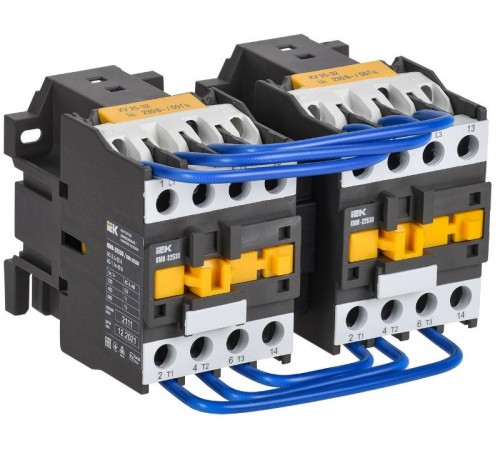 Контактор КМИ-22530 реверс 25А 230В/АС3 2НО  KKM23-025-230-20-1  IEK