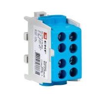 Клемма распределительная КСР с двойным винтом 2x25/2x16 синяя PROxima  ksr-2.25-2.16-blue  EKF