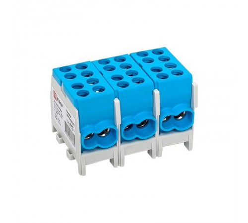 Клемма распределительная КСР с двойным винтом 2x25/2x16 синяя PROxima  ksr-2.25-2.16-blue  EKF