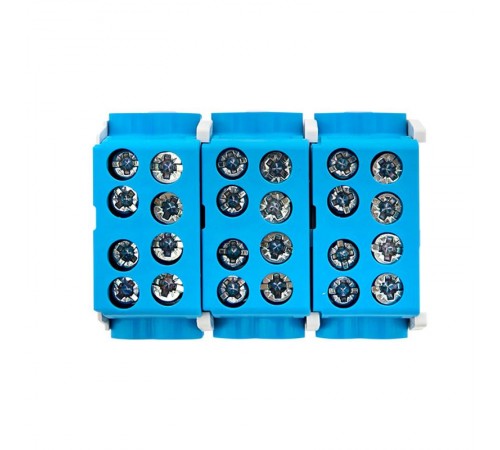 Клемма распределительная КСР с двойным винтом 2x25/2x16 синяя PROxima  ksr-2.25-2.16-blue  EKF