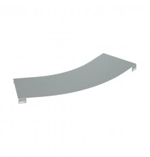 Крышка на угол горизонтальный 45 градусов осн.400, R300, цинк-ламельная в компл. с креп. эл. и соед. пластинами,  LK0430KZL  DKC