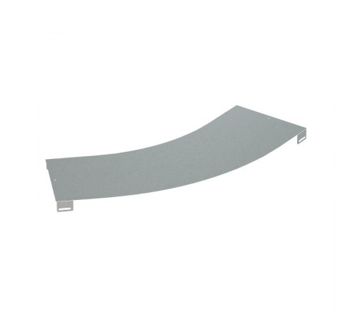 Крышка на угол горизонтальный 45 градусов осн.400, R600, цинк-ламельная в компл. с креп. эл. и соед. пластинами,  LK0460KZL  DKC