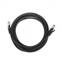 Патч-корд U/UTP, CAT 5e, RJ45-RJ45, 26AWG, LSZH, черный, 3м REXANT  02-0102-3  REXANT