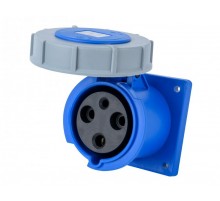 Розетка для скрытой проводки 2Р+РЕ 125А 220В IP67 РЩ-103  26269DEK  DEKraft