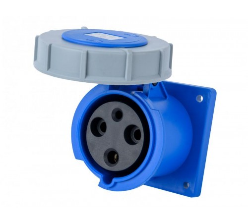 Розетка для скрытой проводки 2Р+РЕ 125А 220В IP67 РЩ-103  26269DEK  DEKraft