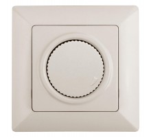 Светорегулятор Intro Solo 4-401-02 поворотный, 600Вт 230В, IP20, СУ, слоновая кость  Б0053706  Intro
