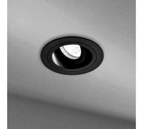 Светильник карданный встраиваемый под лампу MR16 G5.3, черный DL2811  40528  FERON