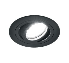 Светильник карданный встраиваемый под лампу MR16 G5.3, черный DL2811  40528  FERON