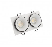 Светильник светодиодный встраиваемый DK2422-BK , IP20, 50Вт, GU10, черный, алюминий  DK2422-BK  DENKIRS