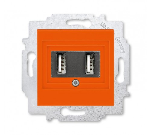 ABB Levit Оранжевый USB зарядка 2-ая  5014H-A00040 66W  2CHH290040A6066  ABB
