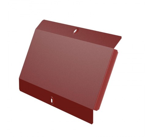 Крышка угла вертикального внешнего 45 градусов Стандарт 400 RAL 3000  PR16.5275  Промрукав