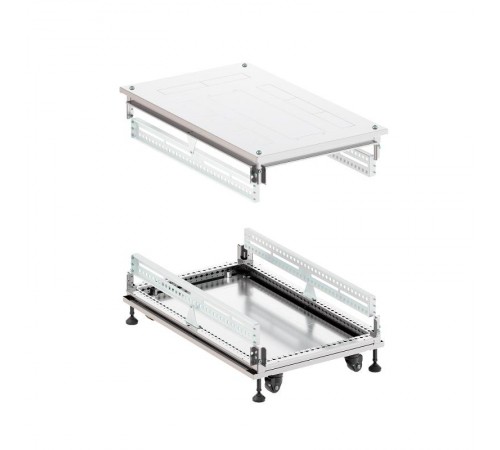 Крыша основание преперфорированные IT-CQE 600x1200, RAL7035  RGIT612F  DKC