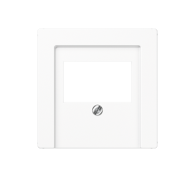 Крышка для ТАЕ и USB розеток, фиксация винтом; термопласт; белый; A500  A569BFPLTWW  Jung