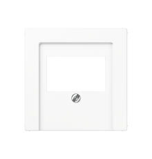 Крышка для ТАЕ и USB розеток, фиксация винтом; термопласт; белый; A500  A569BFPLTWW  Jung
