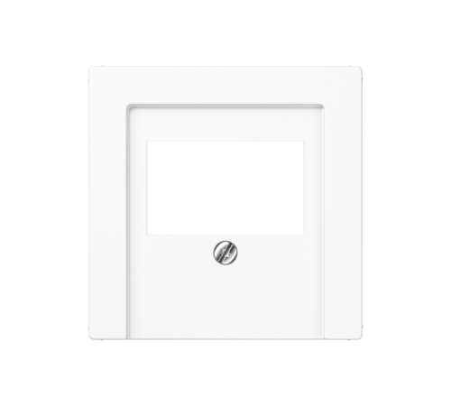 Крышка для ТАЕ и USB розеток, фиксация винтом; термопласт; белый; A500  A569BFPLTWW  Jung