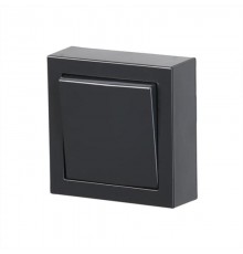 Кнопка нажимная, накладная Impressivo, антрацит  1461A-81   2TKA00001605  ABB