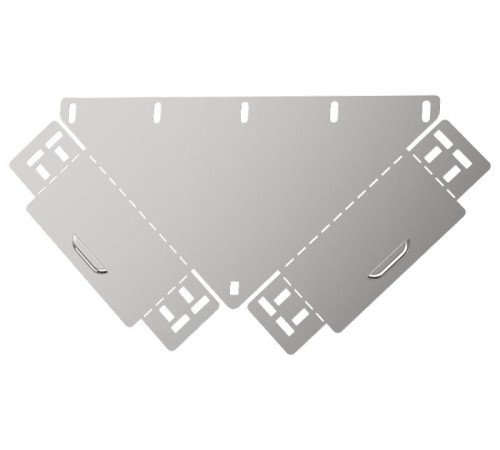 ESCA 3 Отвод Т-обр. 80х80-0,6  ES3-OT-080-080-06  IEK