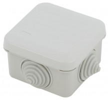 Распаячная коробка ЭРА KORz-70-70-40-4gv о/у 70х70х40мм крышка 4 сальника IP55  Б0055758  ЭРА