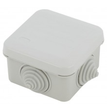 Распаячная коробка ЭРА KORz-70-70-40-4gv о/у 70х70х40мм крышка 4 сальника IP55  Б0055758  ЭРА